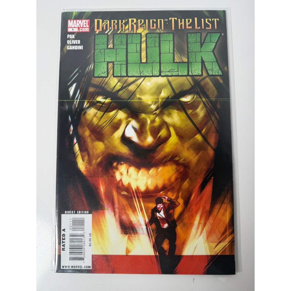Marvel Dark Reign The List Hulk 1 2009 Greg Pak Ben Oliver Comic